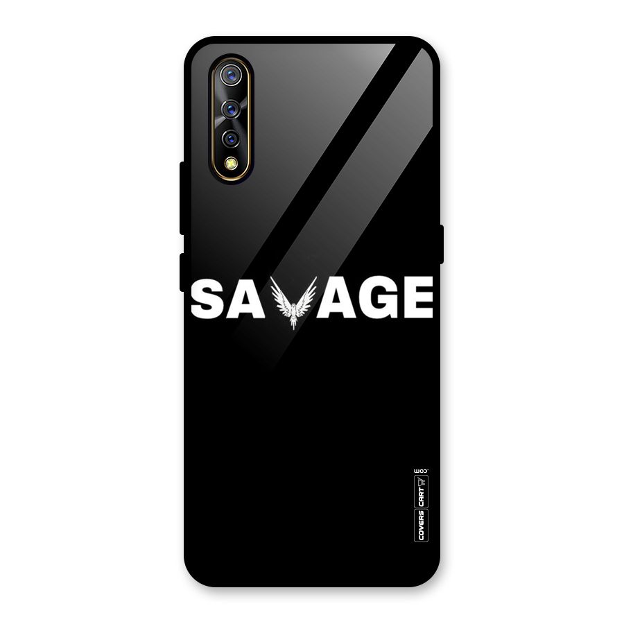 Savage Glass Back Case for Vivo S1