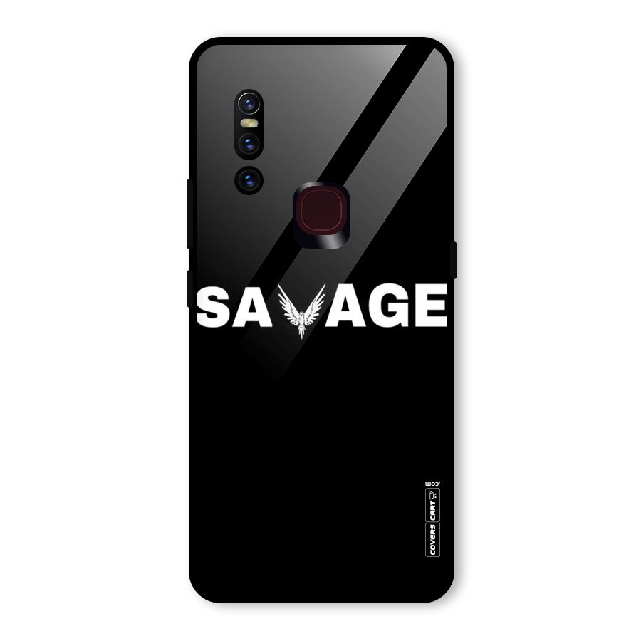 Savage Glass Back Case for Vivo V15