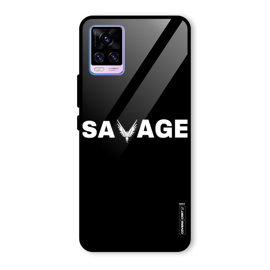 Savage Glass Back Case for Vivo V20 Pro