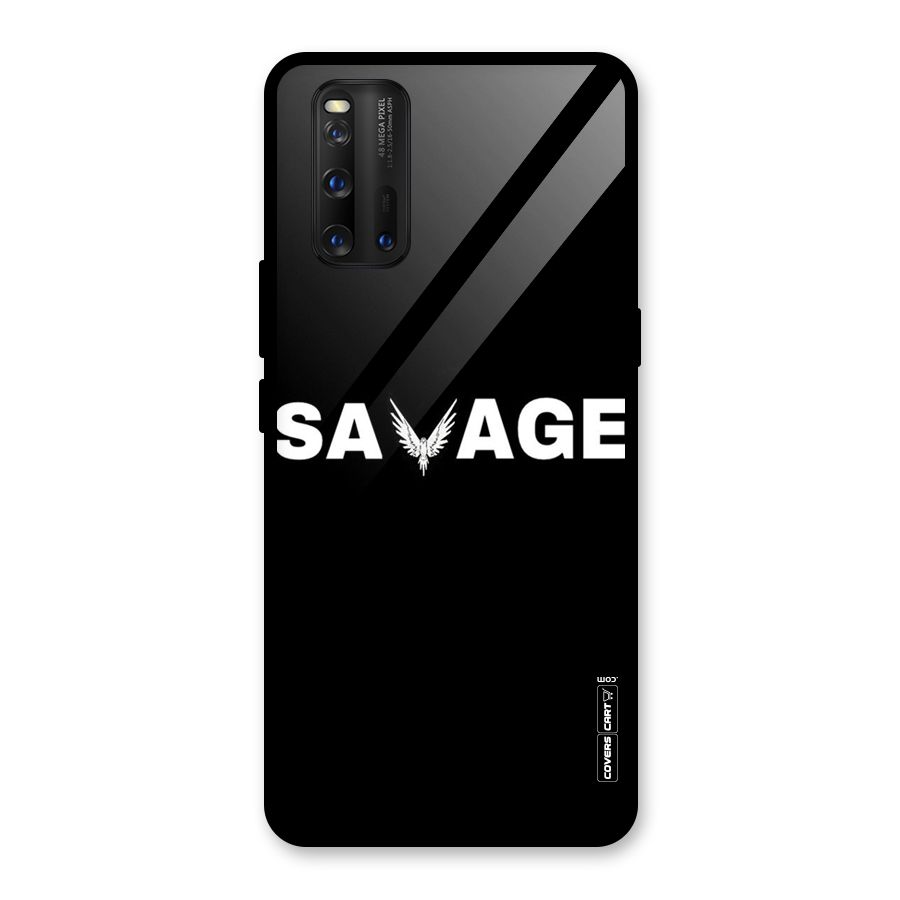Savage Glass Back Case for Vivo iQOO 3