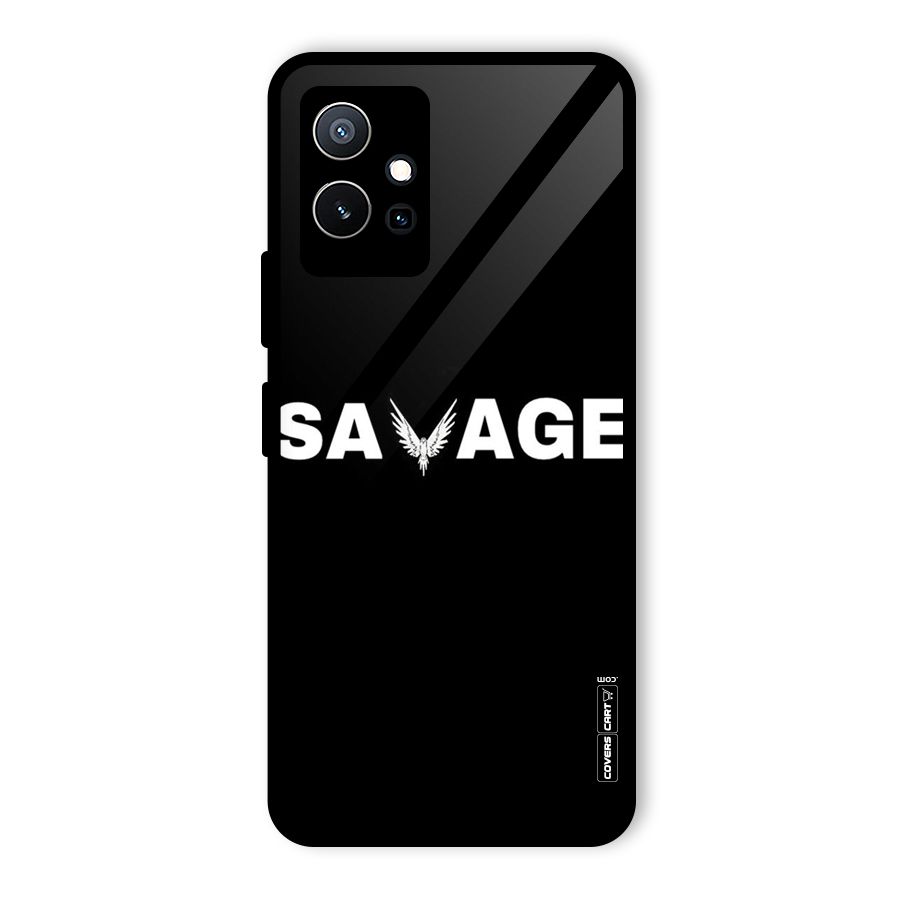 Savage Glass Back Case for Vivo iQOO Z6