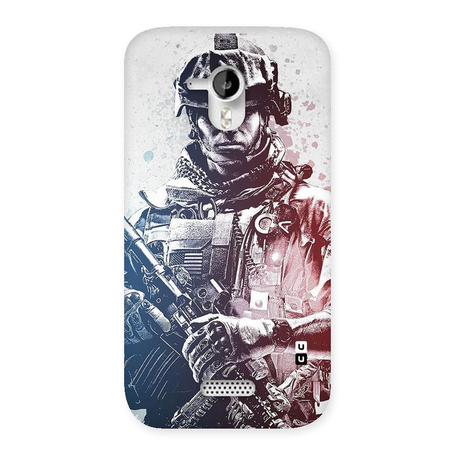 Saviour Back Case for Micromax Canvas HD A116
