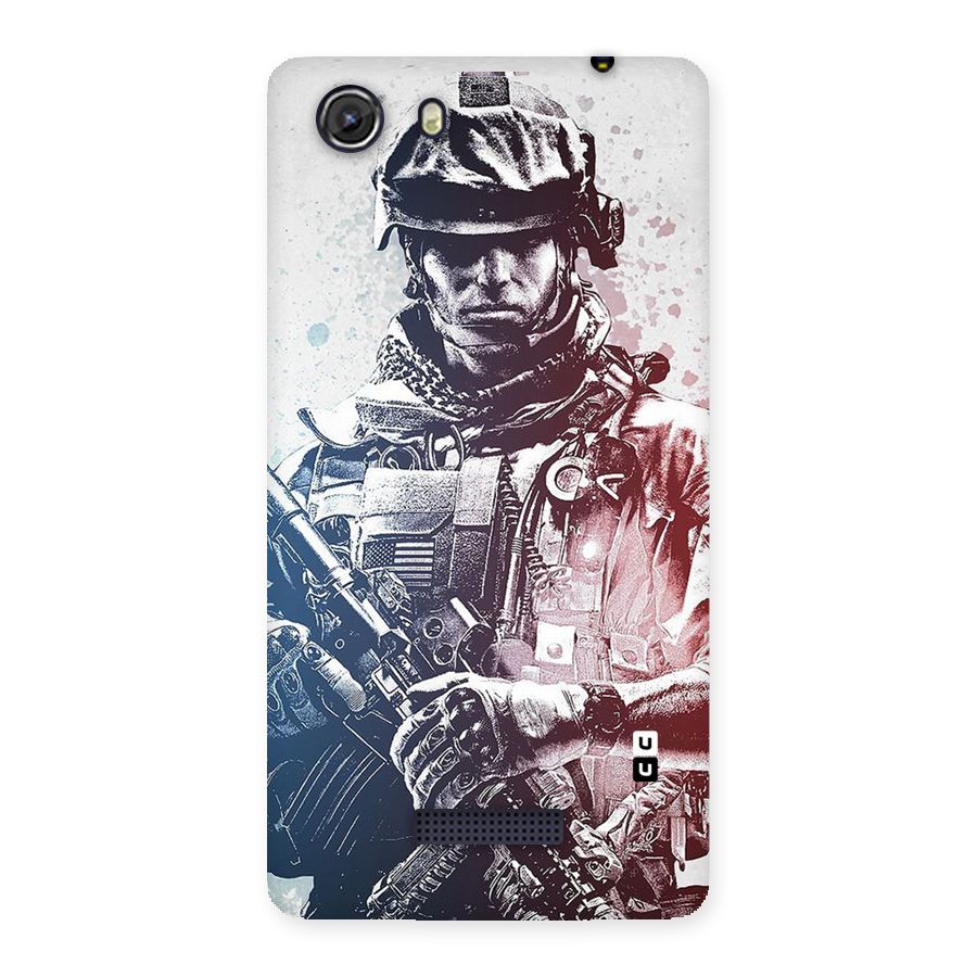 Saviour Back Case for Micromax Unite 3
