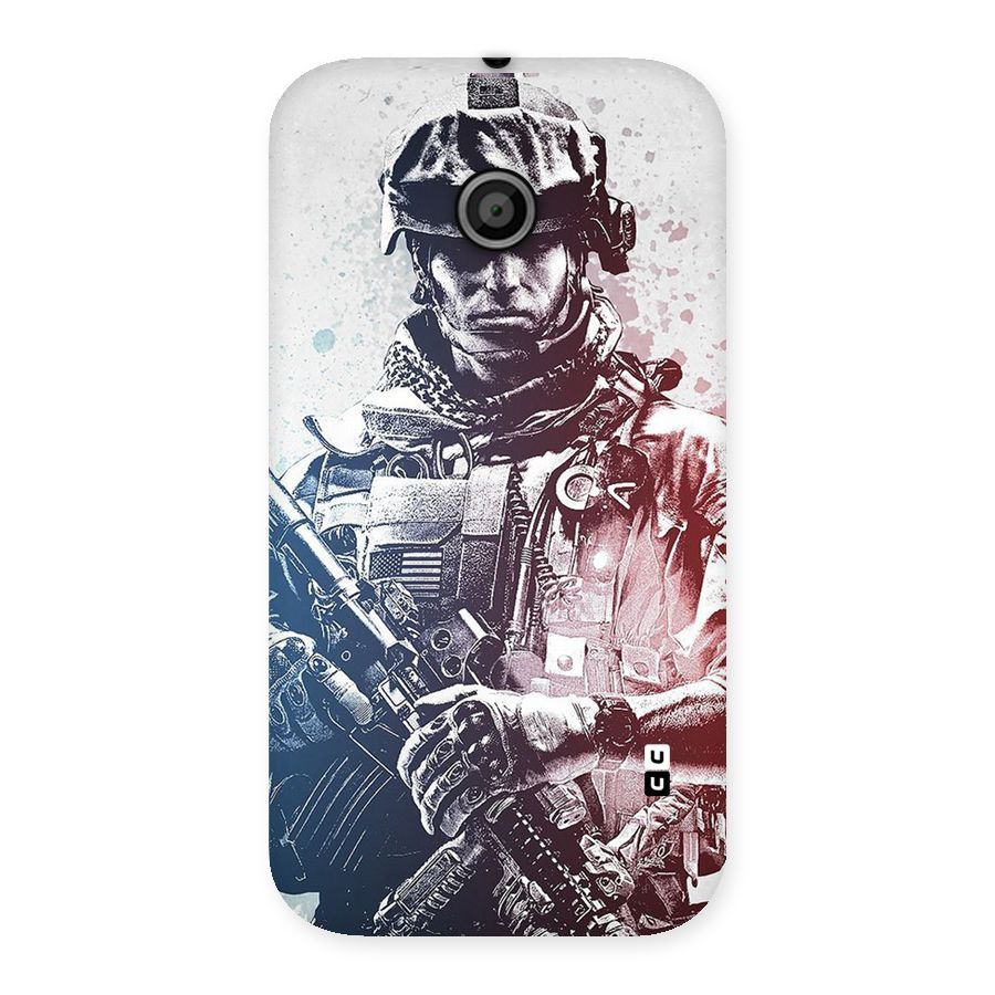 Saviour Back Case for Moto E