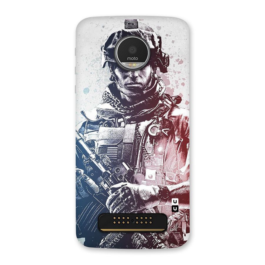 Saviour Back Case for Moto Z Play