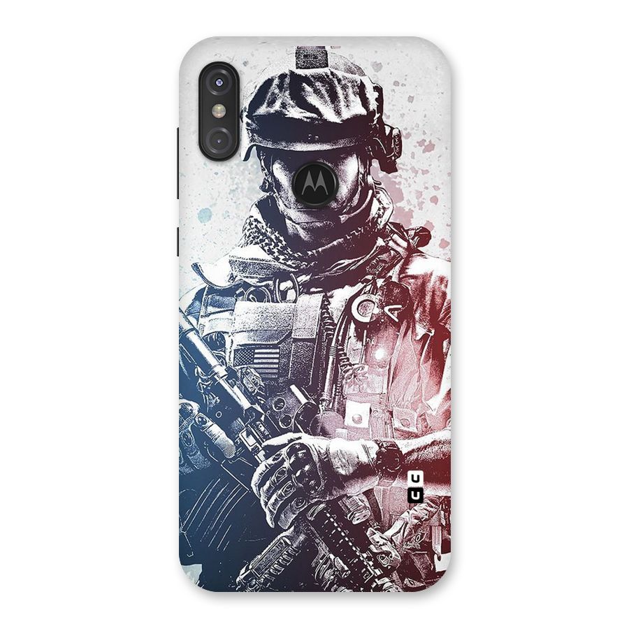 Saviour Back Case for Motorola One Power