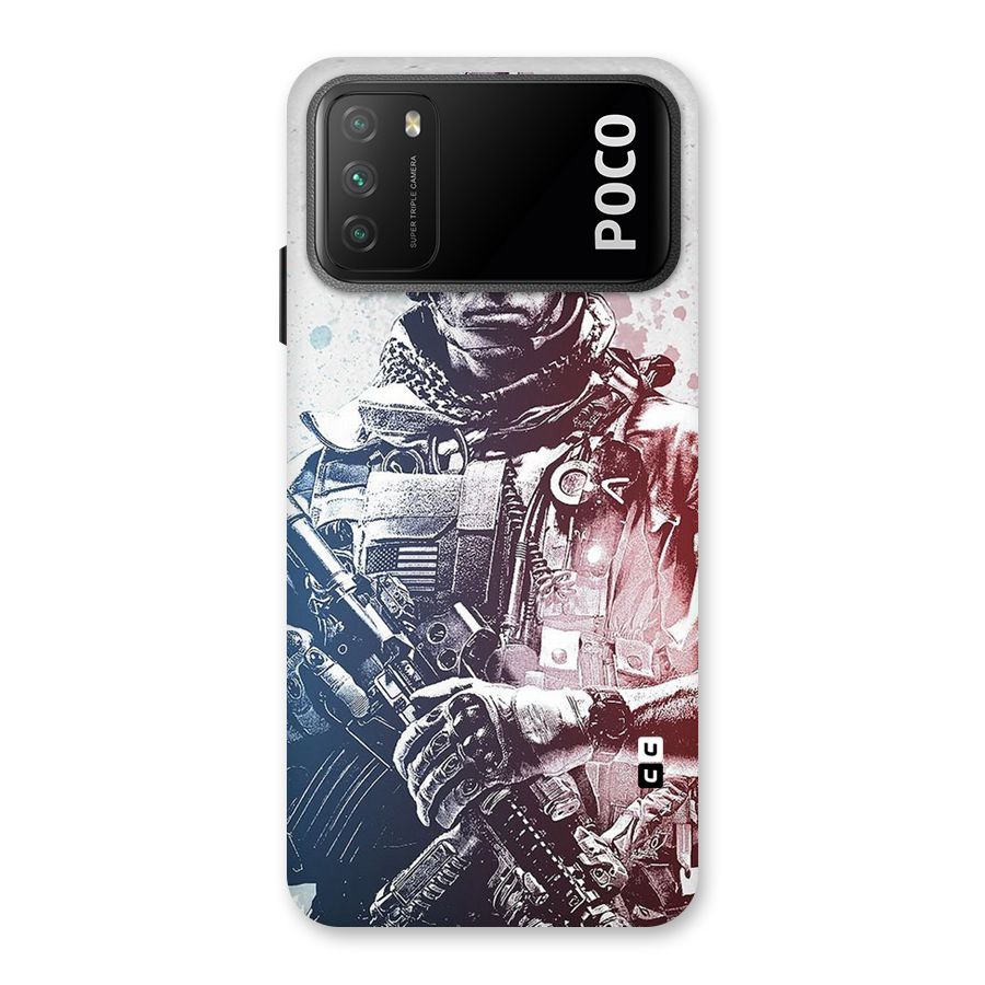 Saviour Back Case for Poco M3
