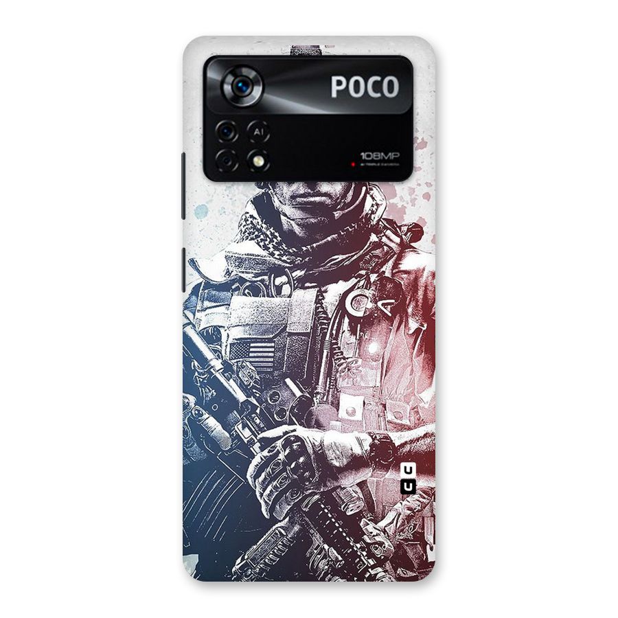 Saviour Back Case for Poco X4 Pro 5G