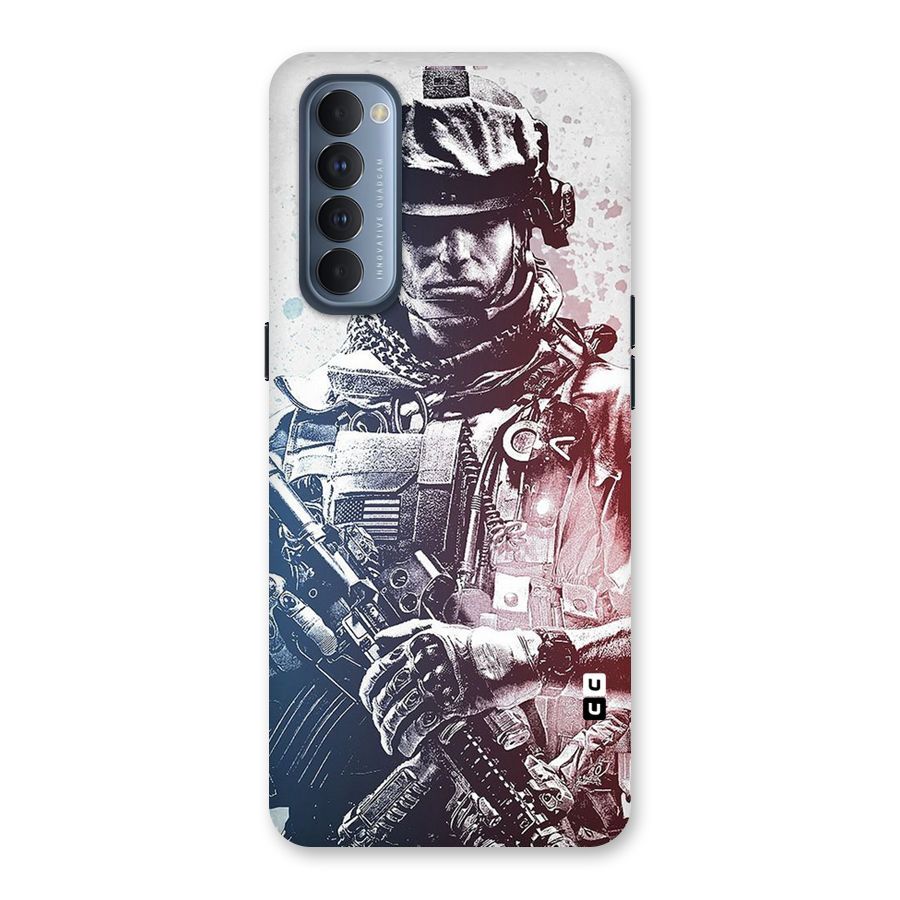 Saviour Back Case for Reno4 Pro