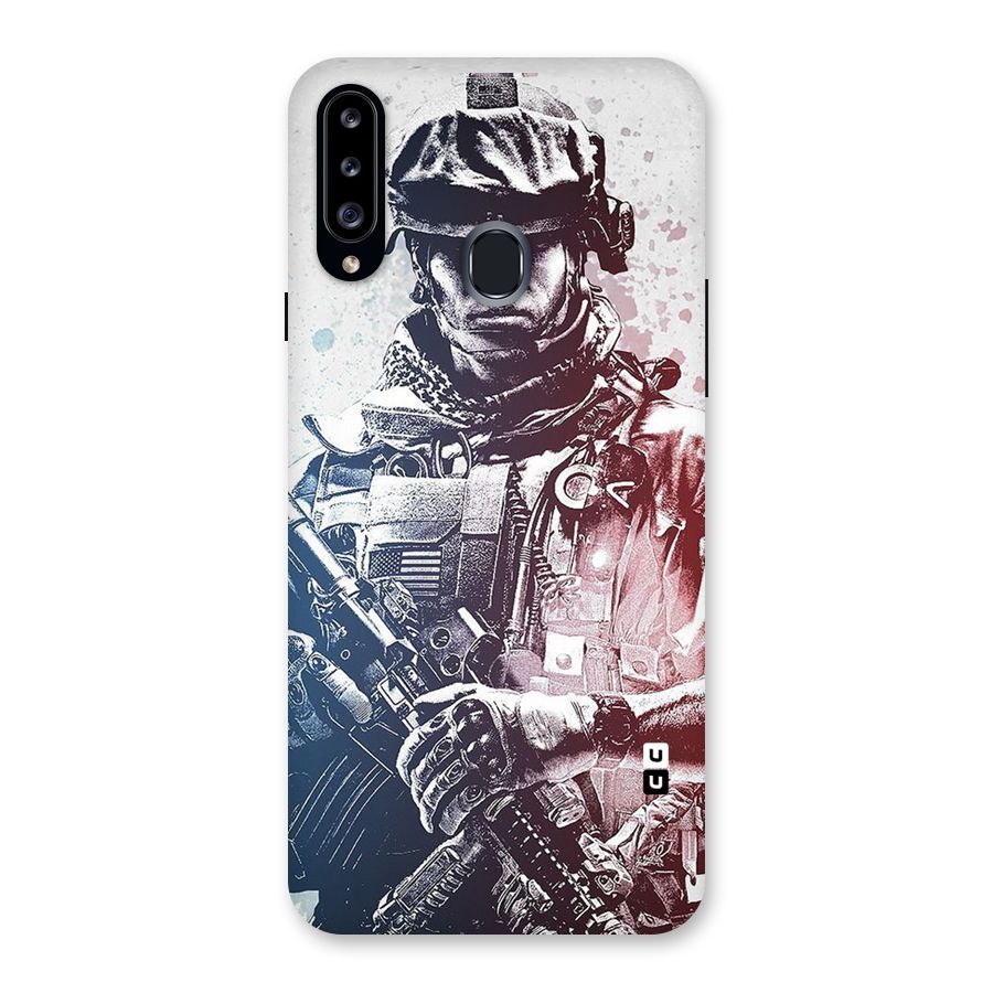 Saviour Back Case for Samsung Galaxy A20s