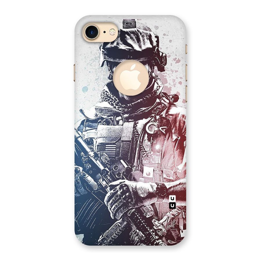 Saviour Back Case for iPhone 7 Logo Cut