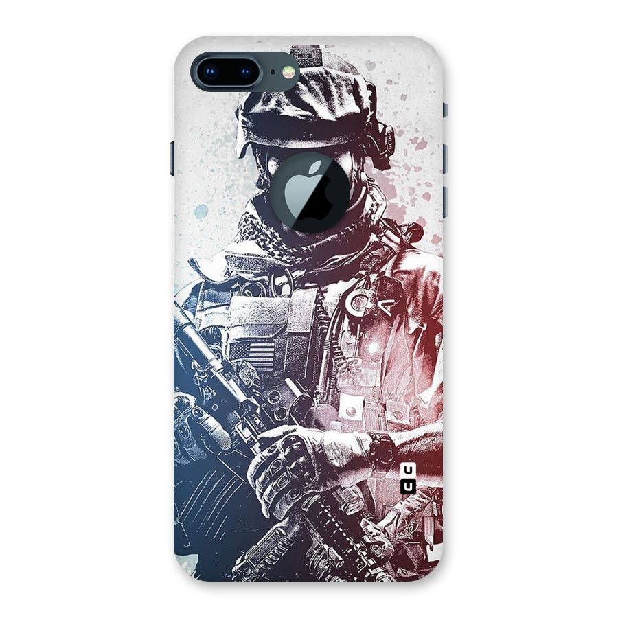 Saviour Back Case for iPhone 7 Plus Logo Cut
