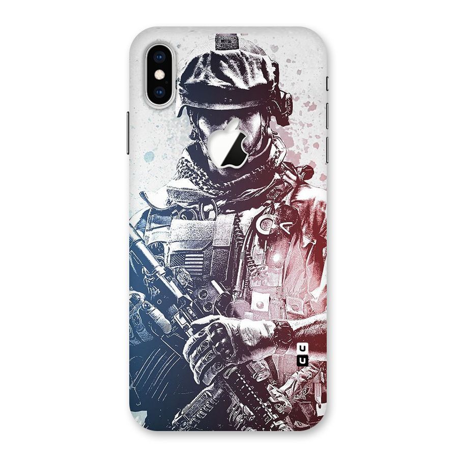 Saviour Back Case for iPhone XS Max Apple Cut