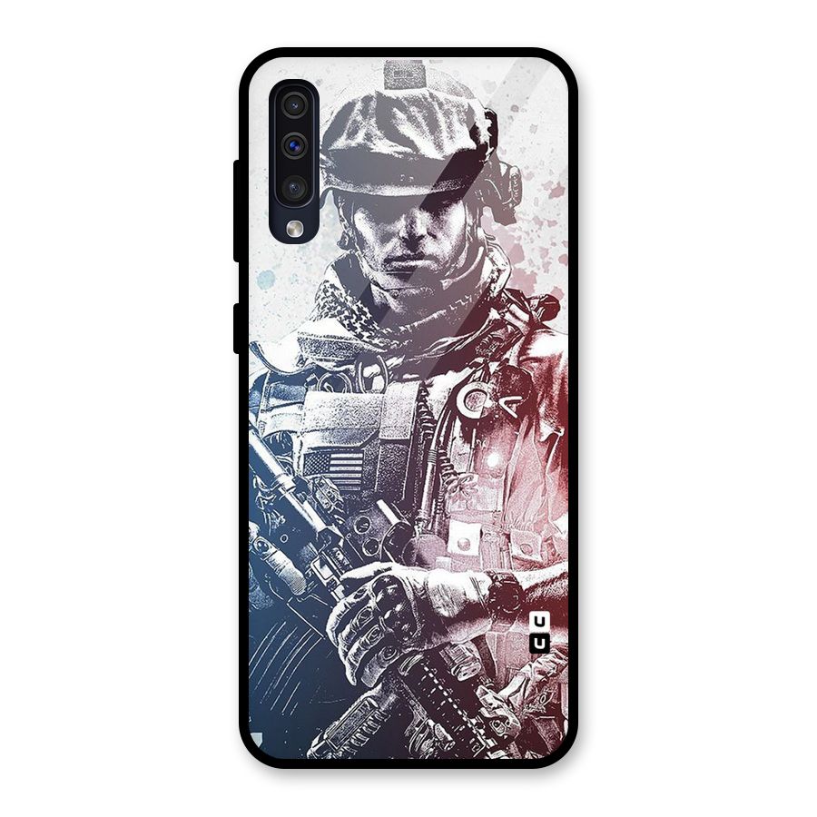 Saviour Glass Back Case for Galaxy A30s