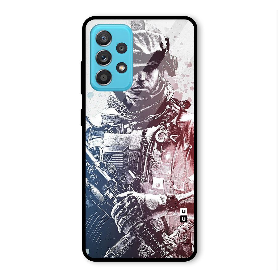 Saviour Glass Back Case for Galaxy A52
