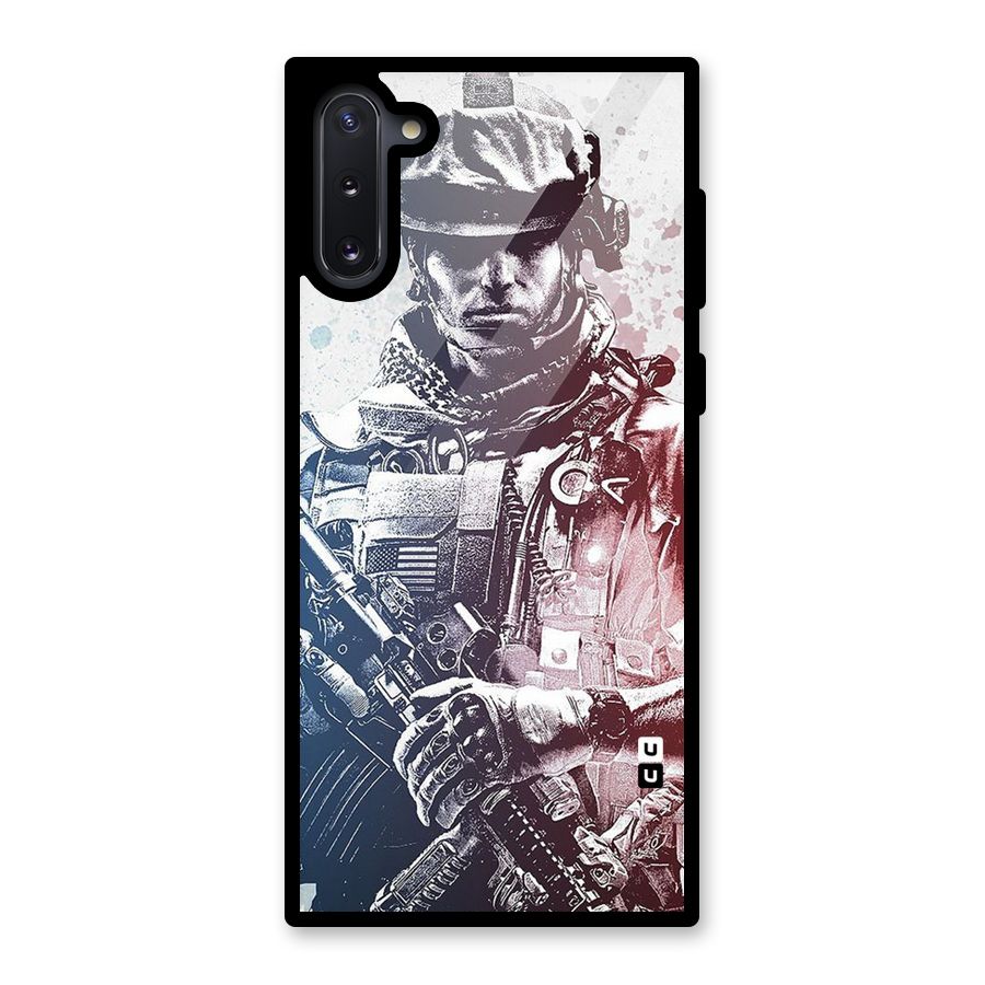 Saviour Glass Back Case for Galaxy Note 10