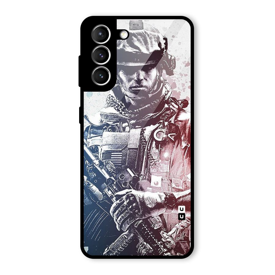 Saviour Glass Back Case for Galaxy S21 5G