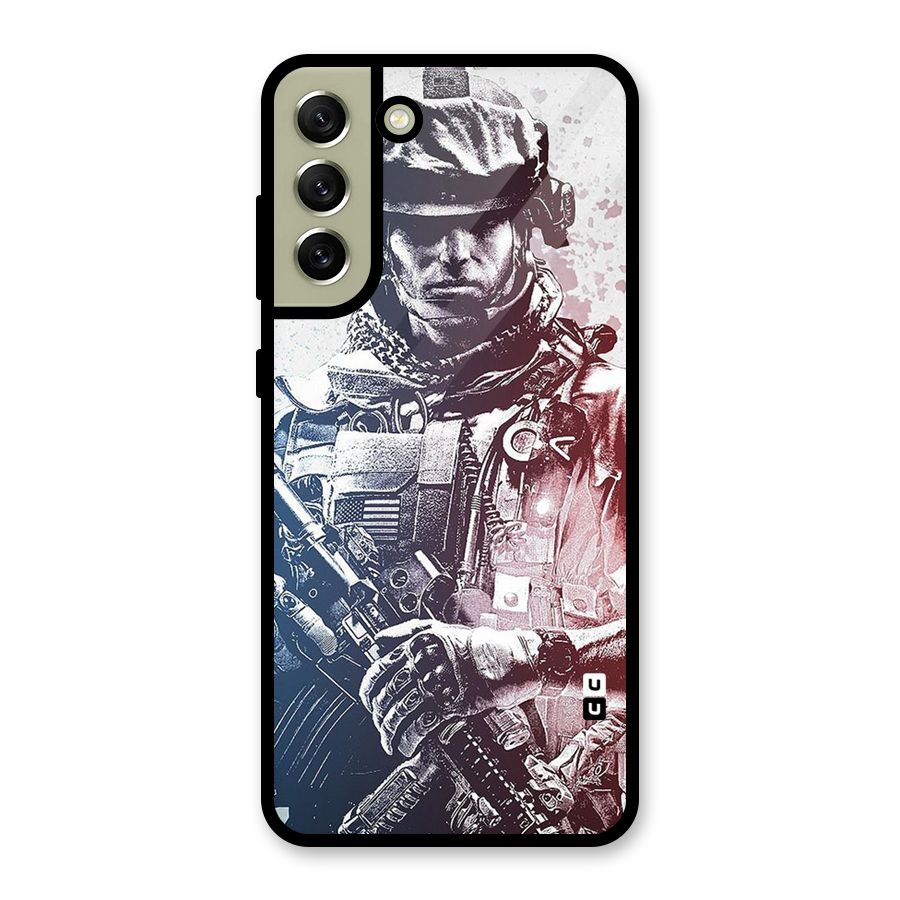 Saviour Glass Back Case for Galaxy S21 FE 5G
