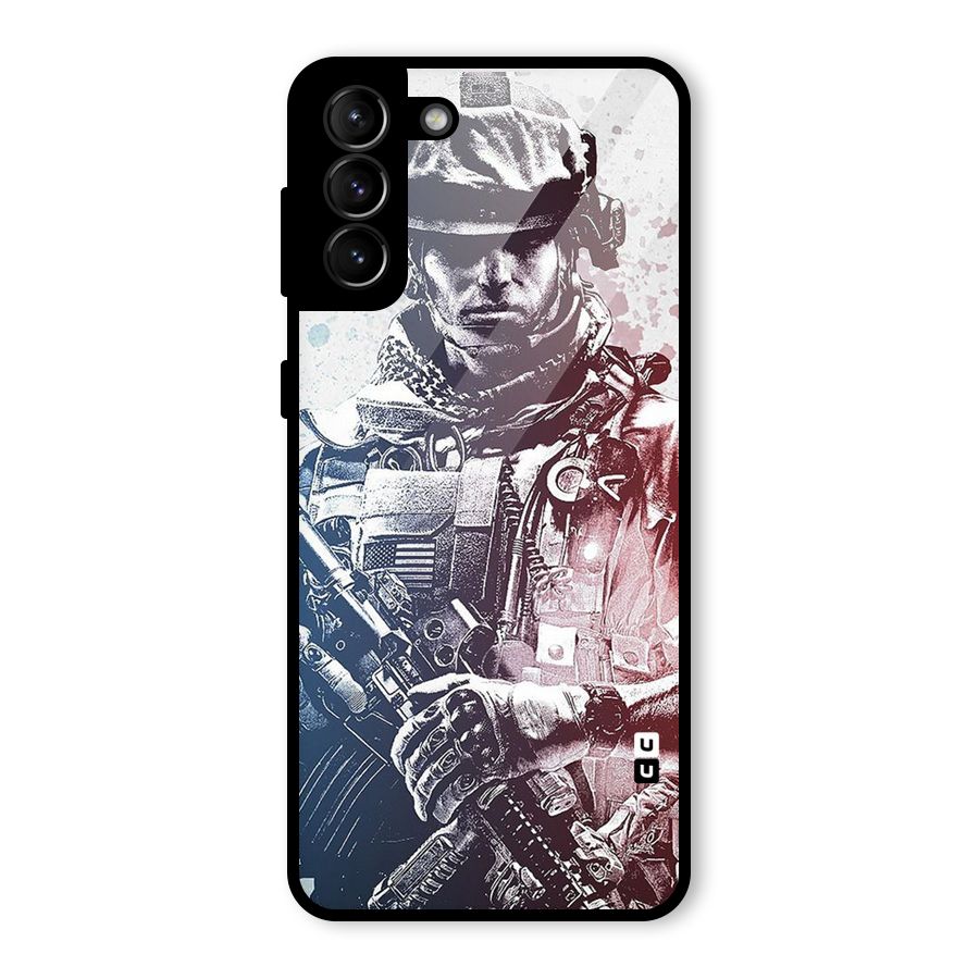 Saviour Glass Back Case for Galaxy S21 Plus