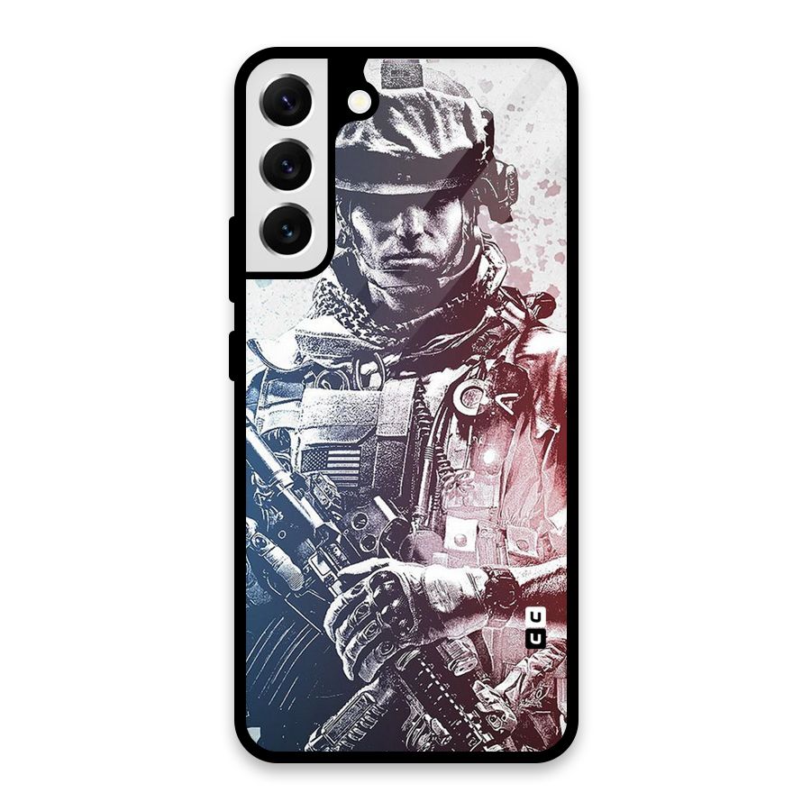 Saviour Glass Back Case for Galaxy S22 Plus 5G