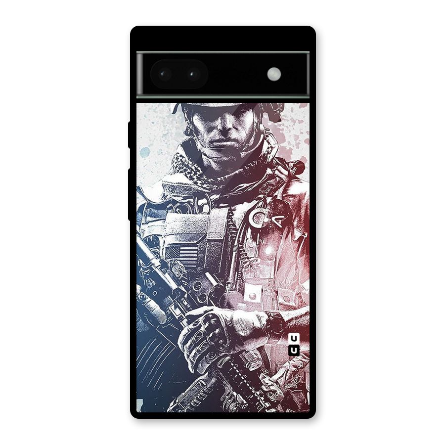 Saviour Glass Back Case for Google Pixel 6a