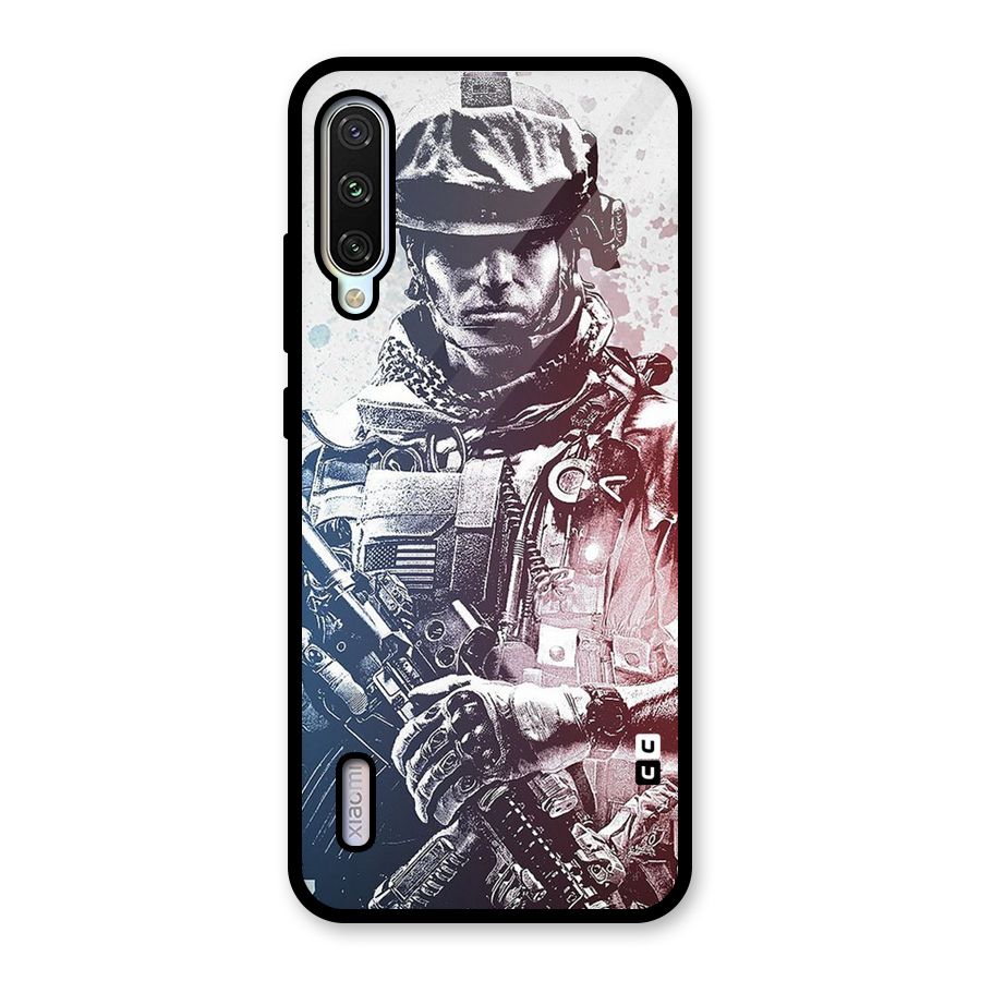 Saviour Glass Back Case for Mi A3