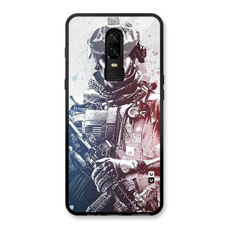 Saviour Glass Back Case for OnePlus 6