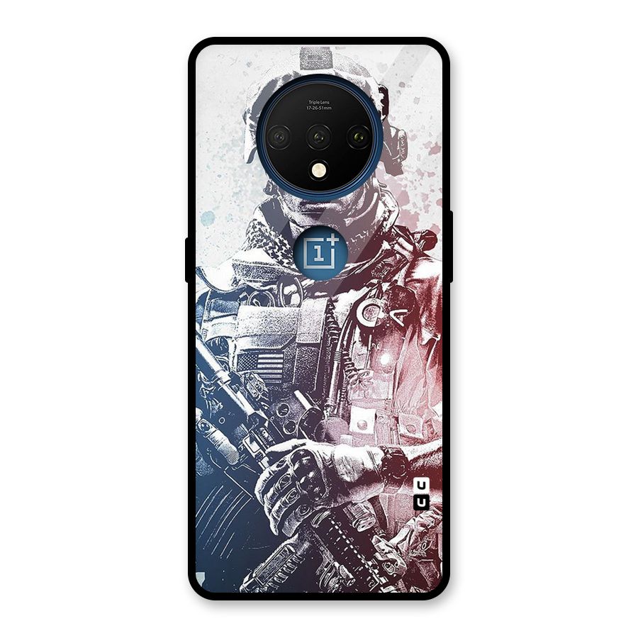 Saviour Glass Back Case for OnePlus 7T
