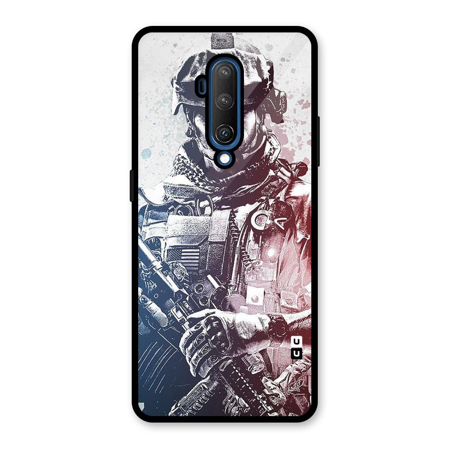Saviour Glass Back Case for OnePlus 7T Pro
