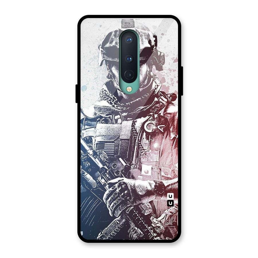 Saviour Glass Back Case for OnePlus 8
