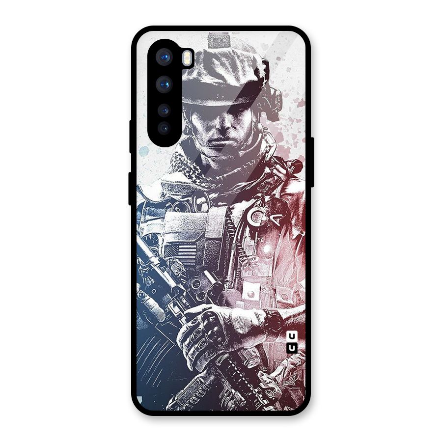 Saviour Glass Back Case for OnePlus Nord