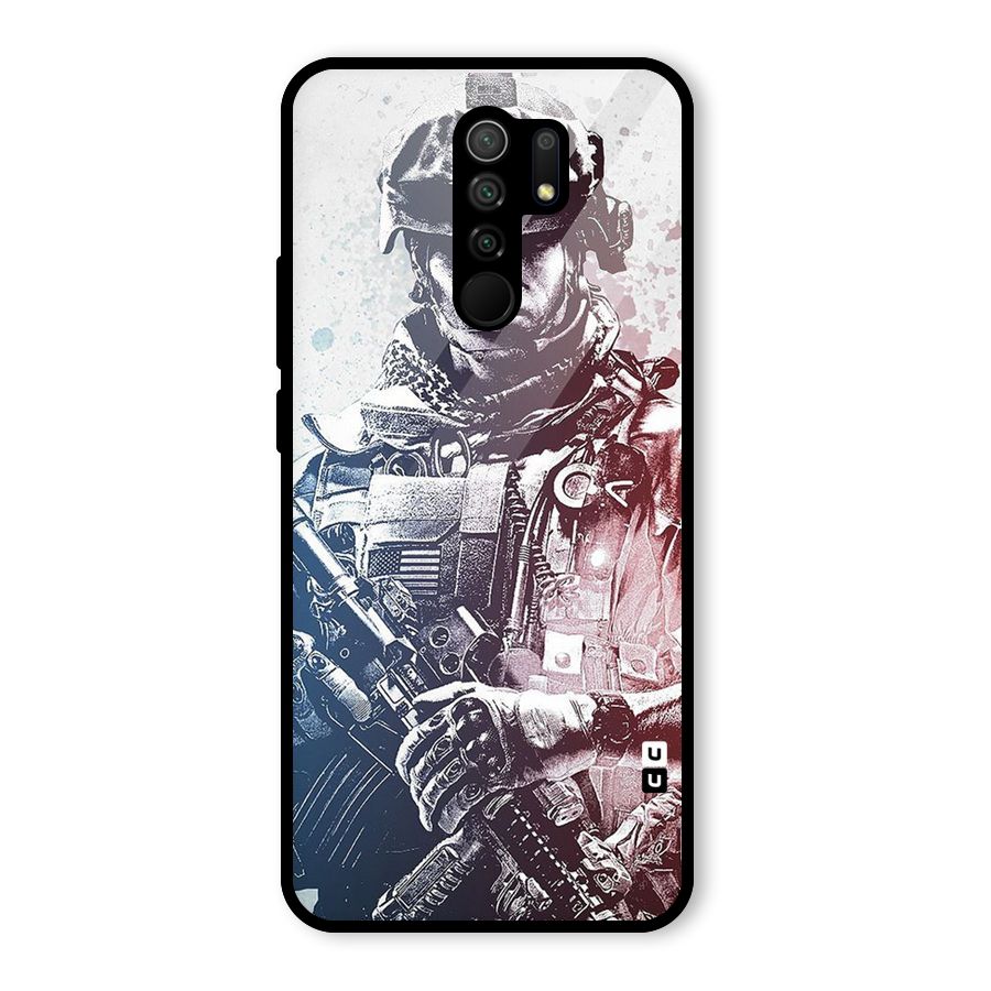 Saviour Glass Back Case for Poco M2
