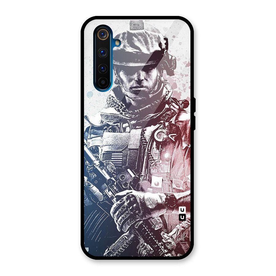 Saviour Glass Back Case for Realme 6 Pro