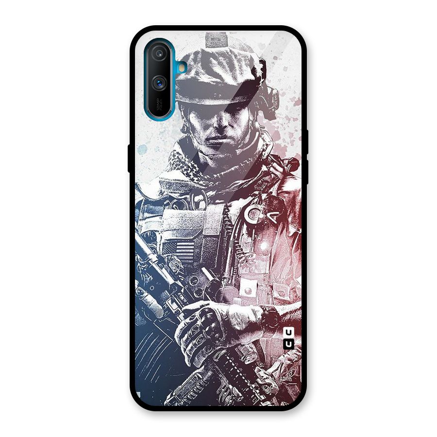 Saviour Glass Back Case for Realme C3