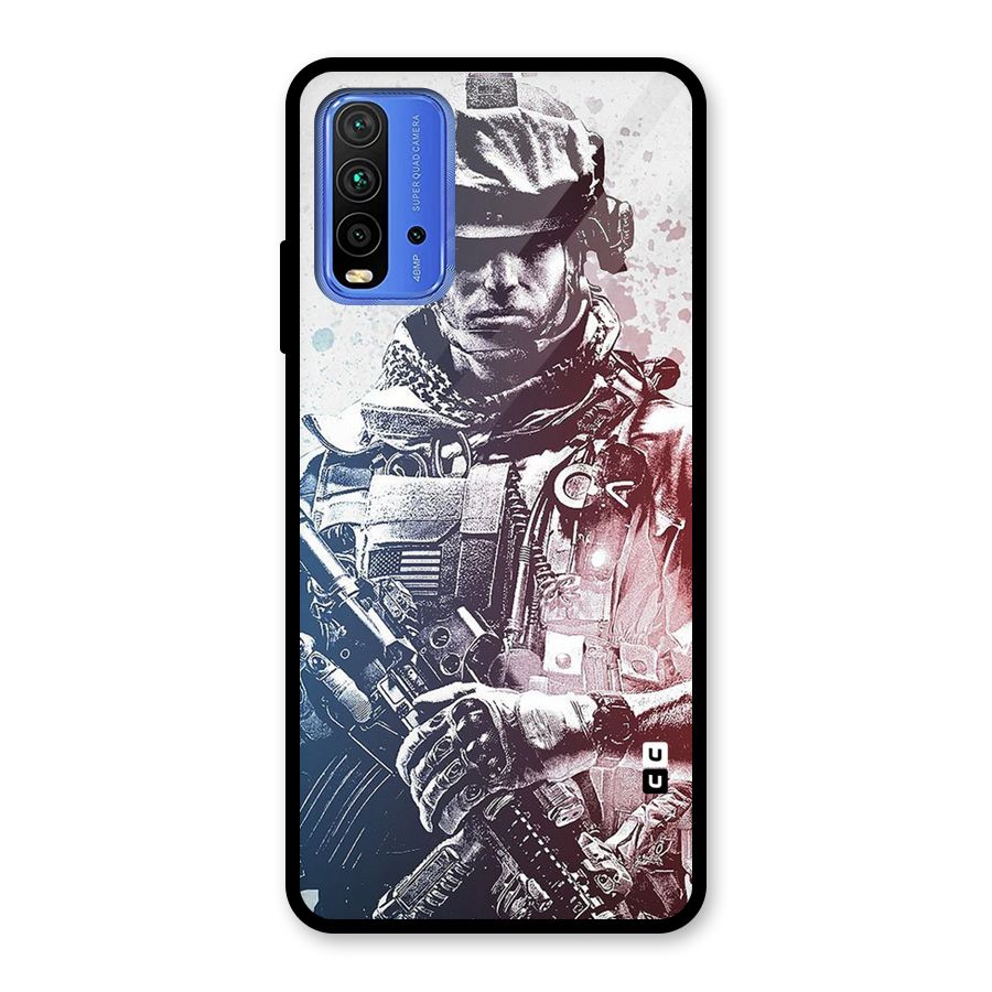 Saviour Glass Back Case for Redmi 9 Power
