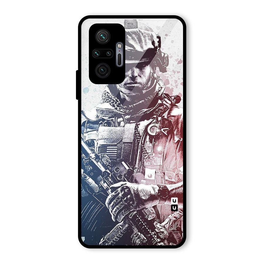Saviour Glass Back Case for Redmi Note 10 Pro