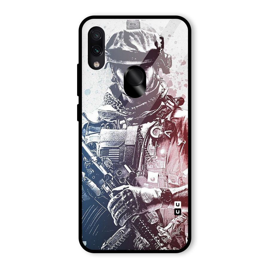 Saviour Glass Back Case for Redmi Note 7 Pro