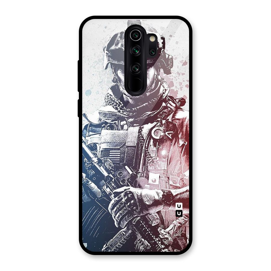 Saviour Glass Back Case for Redmi Note 8 Pro