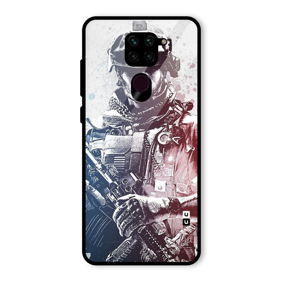 Saviour Glass Back Case for Redmi Note 9