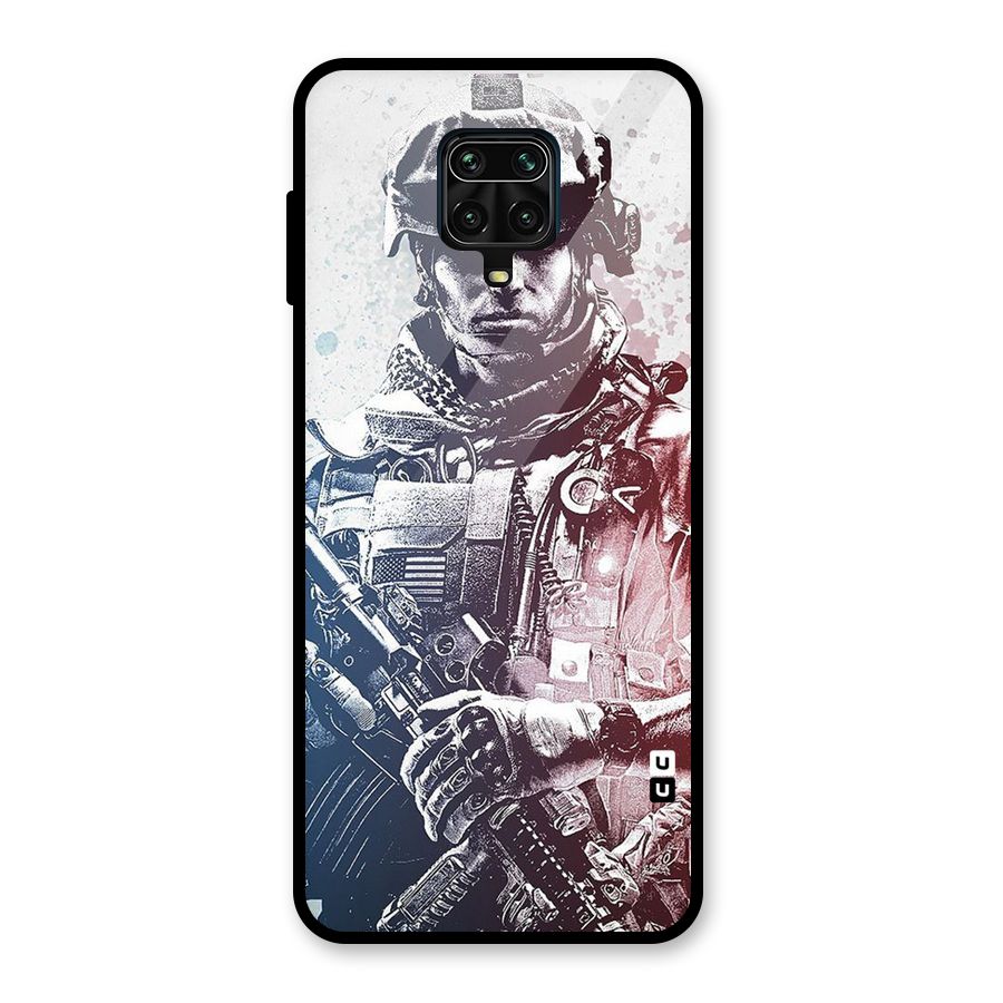 Saviour Glass Back Case for Redmi Note 9 Pro