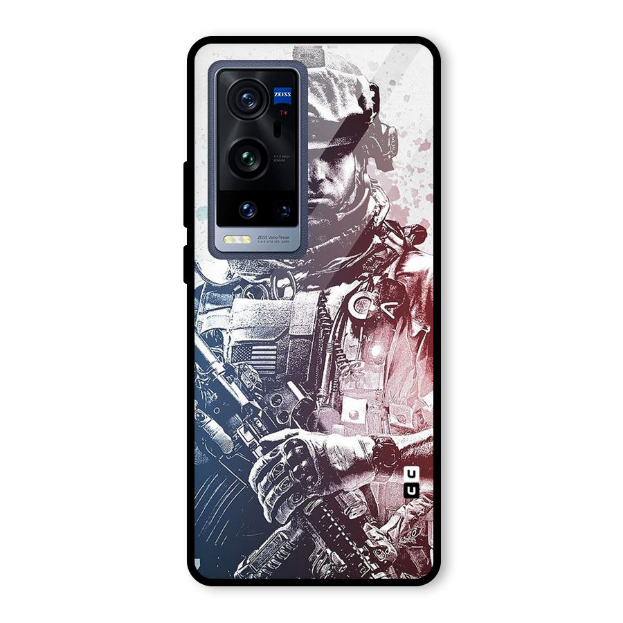 Saviour Glass Back Case for Vivo X60 Pro Plus