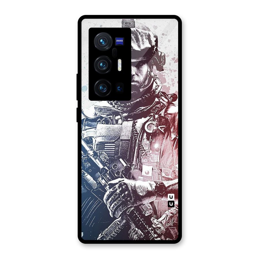 Saviour Glass Back Case for Vivo X70 Pro Plus
