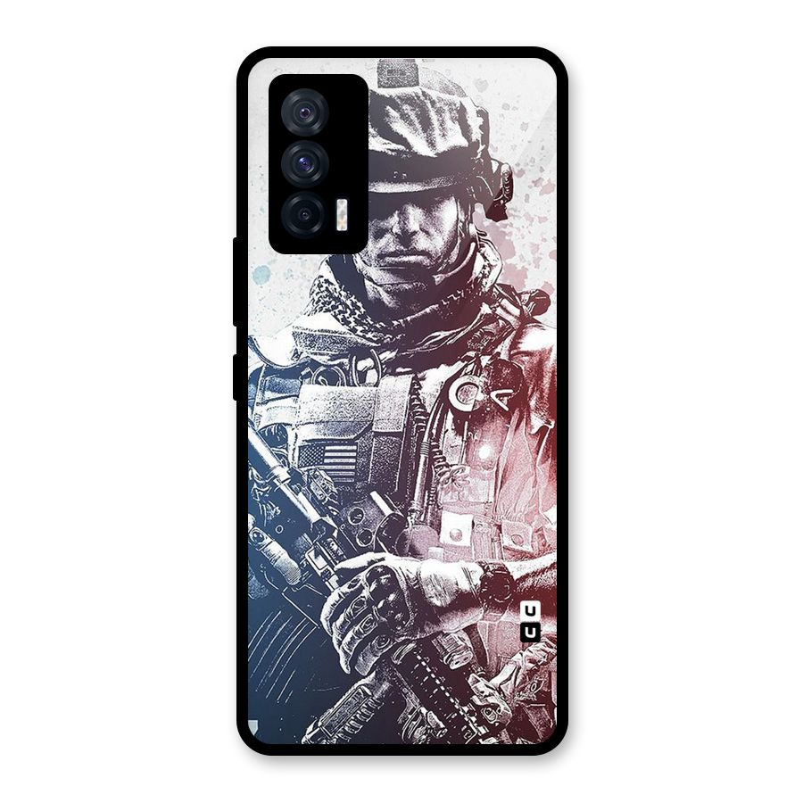 Saviour Glass Back Case for Vivo iQOO 7 5G