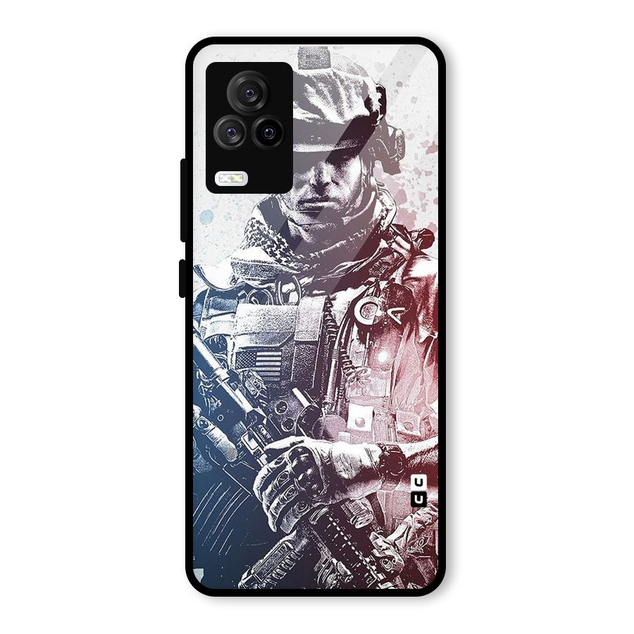 Saviour Glass Back Case for Vivo iQOO 7 Legend 5G