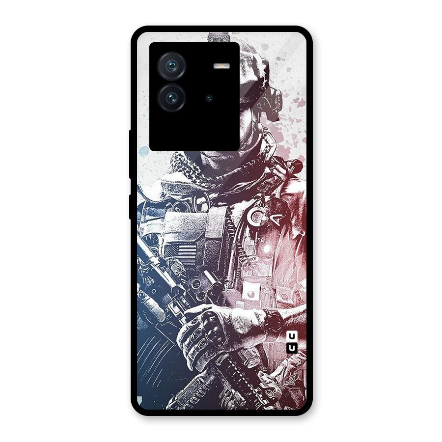 Saviour Glass Back Case for Vivo iQOO Neo 6 5G