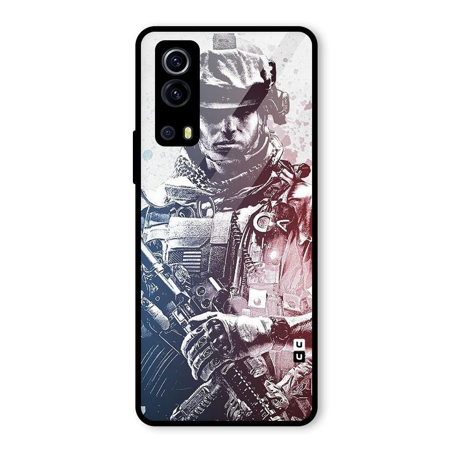 Saviour Glass Back Case for Vivo iQOO Z3