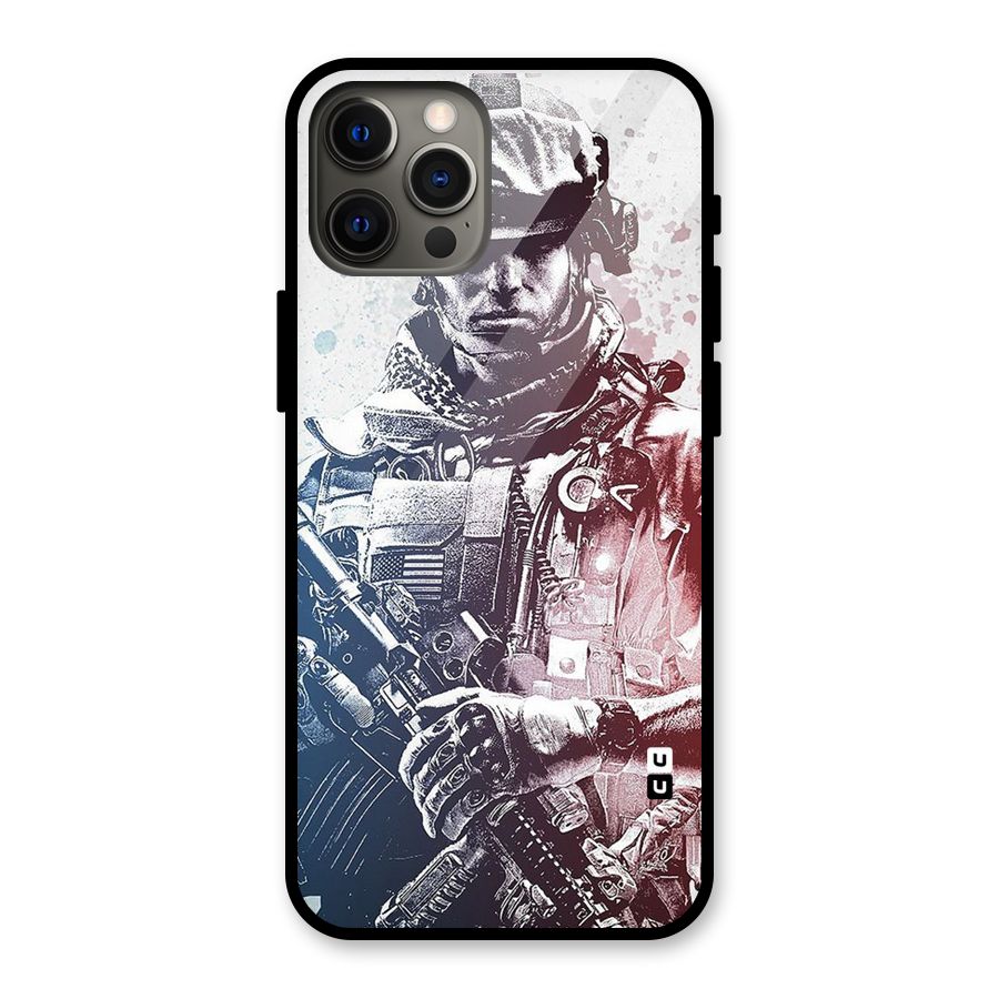 Saviour Glass Back Case for iPhone 12 Pro Max
