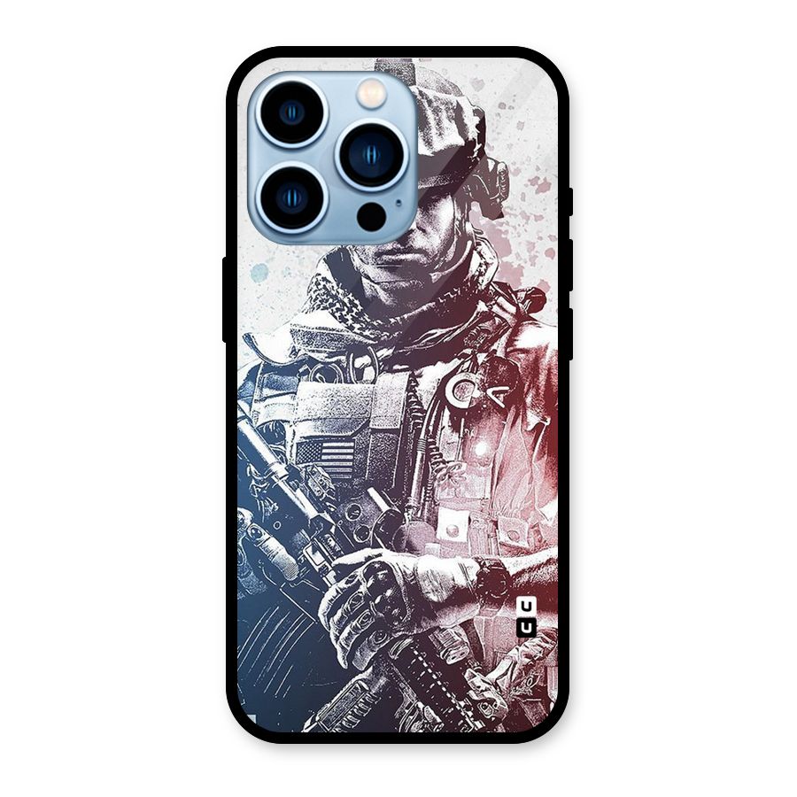 Saviour Glass Back Case for iPhone 13 Pro