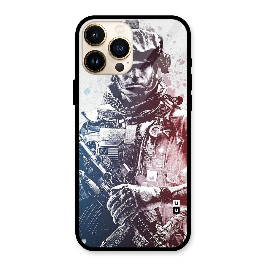 Saviour Glass Back Case for iPhone 13 Pro Max