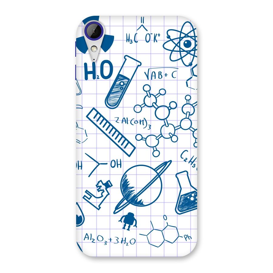 Science Notebook Back Case for Desire 830